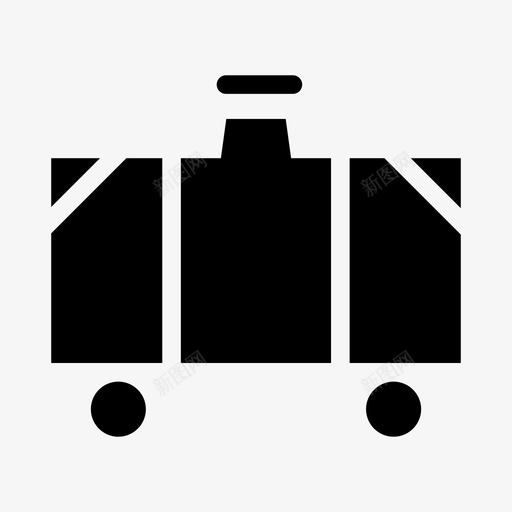 行李包公文包图标svg_新图网 https://ixintu.com 假日标志 公文包 包 旅行 行李