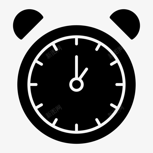 钟一点钟时间图标svg_新图网 https://ixintu.com 一点钟 手表 挂钟 时间 钟