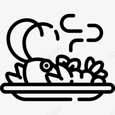 龙虾3号餐厅直系图标图标