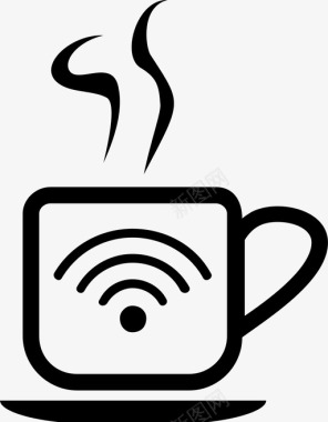 wifi咖啡免费wifi咖啡wifi图标图标