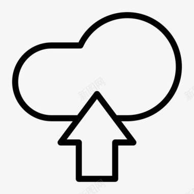 云上传保存服务器图标图标