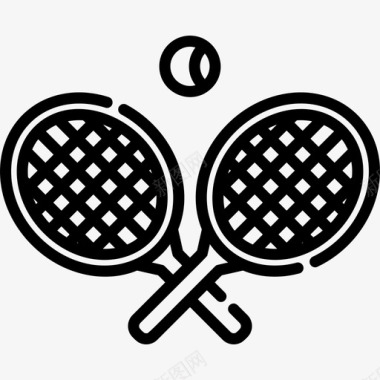 网球12号操场直线型图标图标