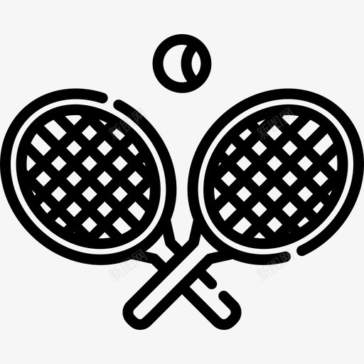 网球12号操场直线型图标svg_新图网 https://ixintu.com 12号操场 直线型 网球