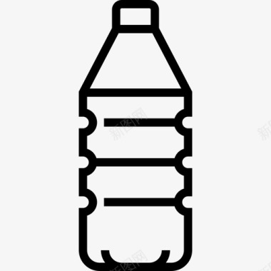 水夏季食品饮料5线性图标图标