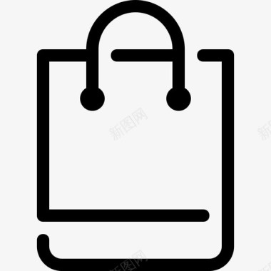 购物袋零售2线性图标图标