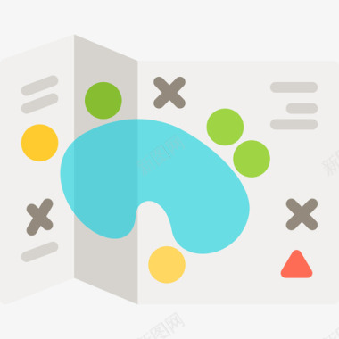地图水上公园2平面图图标图标