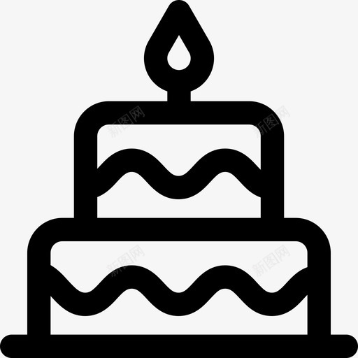 生日蛋糕生日4直系图标svg_新图网 https://ixintu.com 生日4 生日蛋糕 直系
