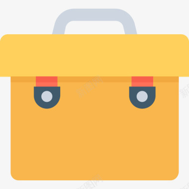 行李箱工业3扁平图标图标