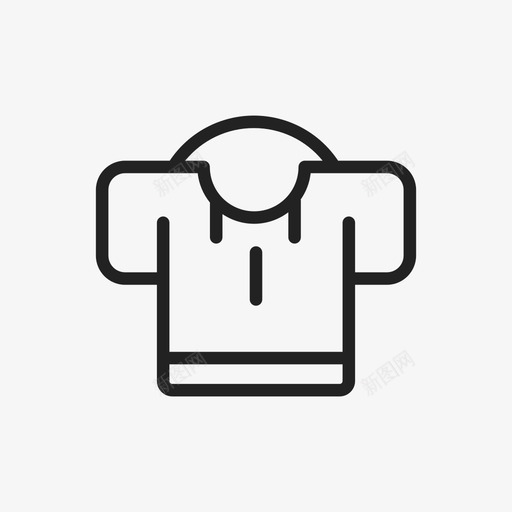 衬衫衣服运动服图标svg_新图网 https://ixintu.com 衣服 衬衫 运动服