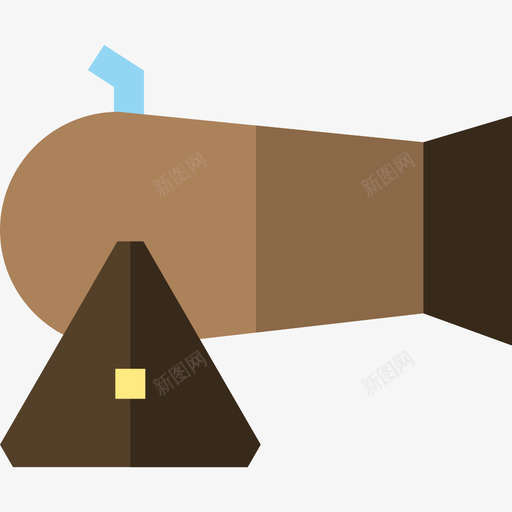 大炮海盗7号扁平图标svg_新图网 https://ixintu.com 大炮 扁平 海盗7号