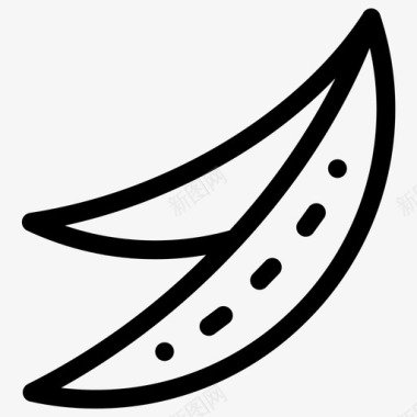 豆荚豆子最小线食物图标图标