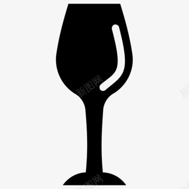 酒杯酒吧杯果汁杯图标图标