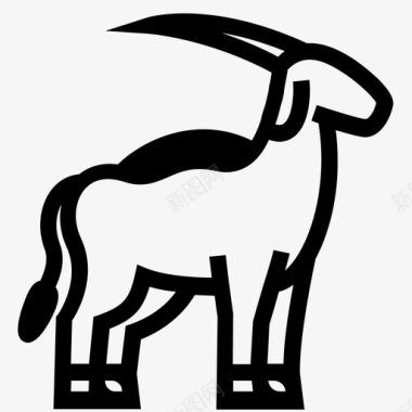 羚羊羚羊图标图标