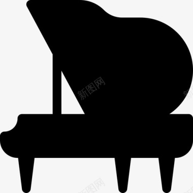 钢琴乐器4填充图标图标