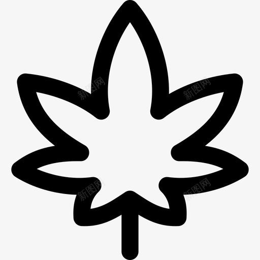 大麻嬉皮士4直系图标svg_新图网 https://ixintu.com 大麻 嬉皮士4 直系