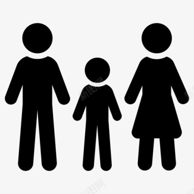 儿子孩子家庭图标图标