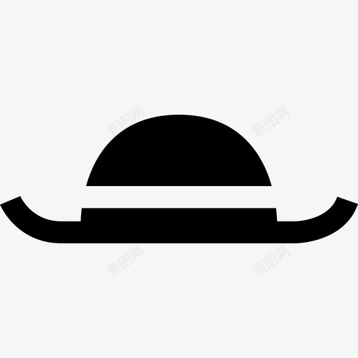 帽子服装款式6填充图标svg_新图网 https://ixintu.com 填充 帽子 服装款式6