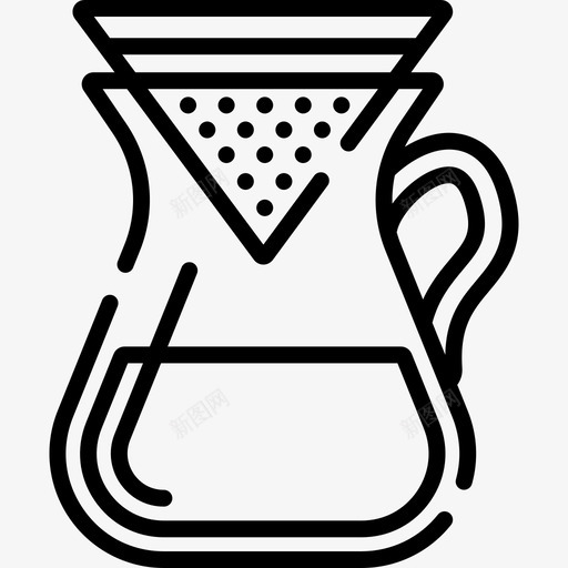 咖啡壶咖啡厅25直线型图标svg_新图网 https://ixintu.com 咖啡厅25 咖啡壶 直线型