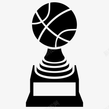 篮球奖杯成就冠军图标图标