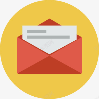 电子邮件商务自由时间单位图标图标