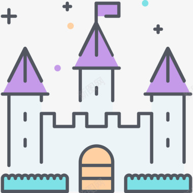 城堡幻想2色彩图标图标