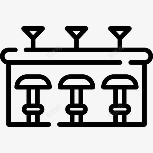 酒吧酒吧和酒吧直系图标svg_新图网 https://ixintu.com 直系 酒吧 酒吧和酒吧
