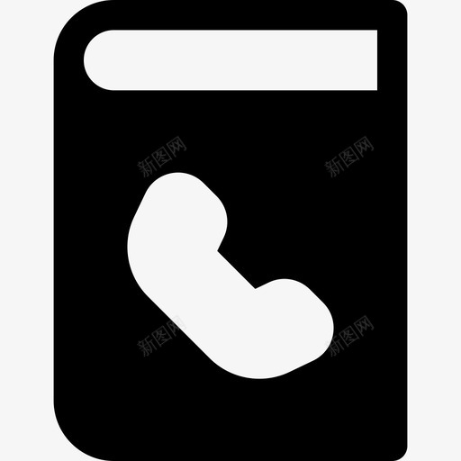 电话簿android应用程序10已填充图标svg_新图网 https://ixintu.com android应用程序10 已填充 电话簿