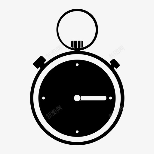 秒表时钟速度图标svg_新图网 https://ixintu.com 时钟 时间 秒表 计时器 速度