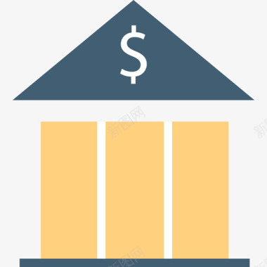 银行银行和金融12持平图标图标