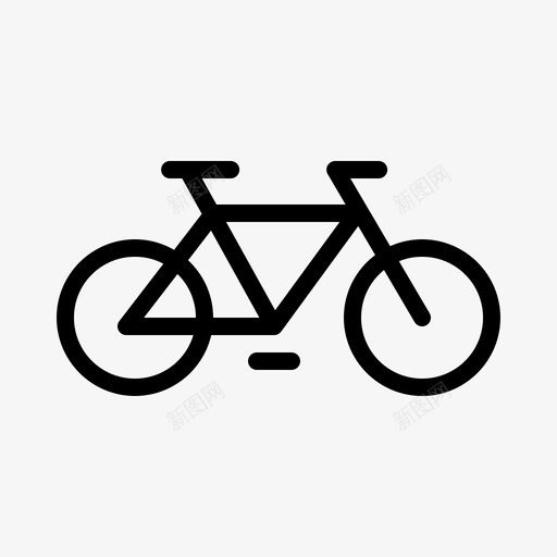 自行车交通工具旅行图标svg_新图网 https://ixintu.com 交通工具 季节 旅行 自行车 车辆