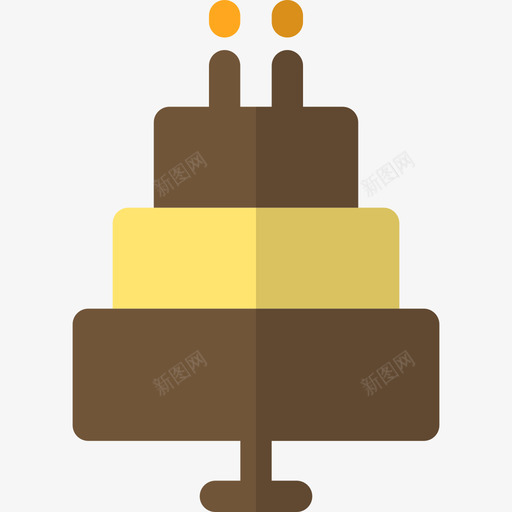 婚礼蛋糕甜点扁平蛋糕图标svg_新图网 https://ixintu.com 婚礼蛋糕 扁平蛋糕 甜点