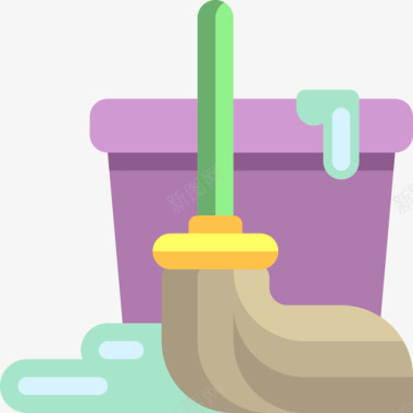 清洁日常日常物品行动3平淡图标图标