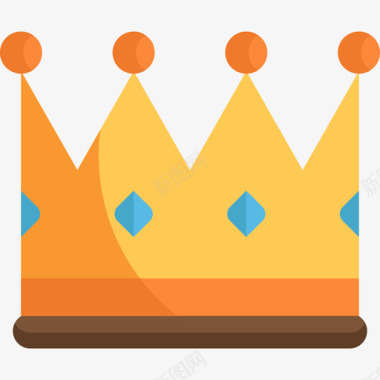 皇冠庆祝活动4平顶图标图标