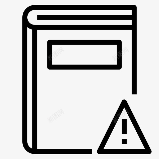 书籍议程业务图标svg_新图网 https://ixintu.com 业务 书籍 书籍和图书馆 笔记本 警告 议程