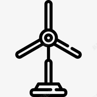 风车工业过程3线性图标图标