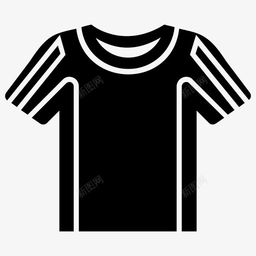 运动衫运动员衬衫运动服图标svg_新图网 https://ixintu.com 板球字形图标 运动员衬衫 运动服 运动衫 队服