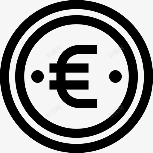 欧元银行和金融7线性图标svg_新图网 https://ixintu.com 欧元 线性 银行和金融7