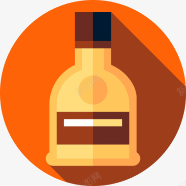 威士忌父亲节5平淡图标图标