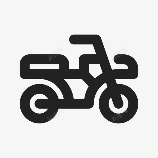 摩托车轻便摩托车滑板车图标svg_新图网 https://ixintu.com 摩托车 滑板车 轻便摩托车 运输工具