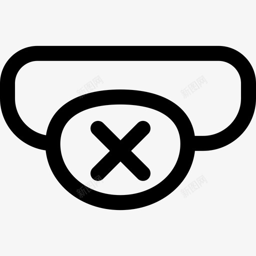 眼罩海盗15直线型图标svg_新图网 https://ixintu.com 海盗15 直线型 眼罩