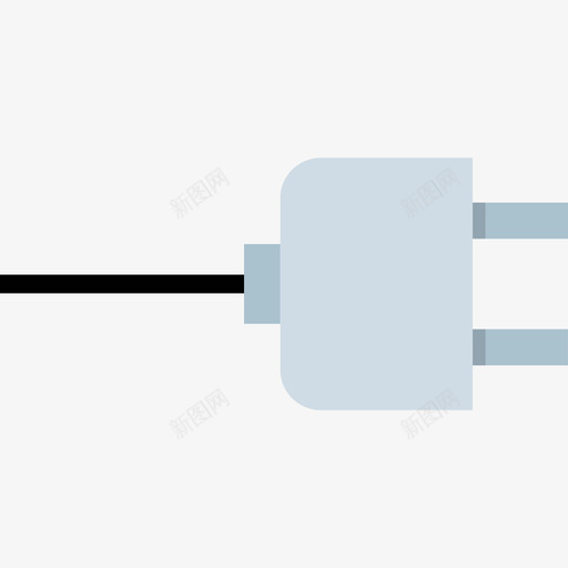 插头能量14扁平图标svg_新图网 https://ixintu.com 扁平 插头 能量14