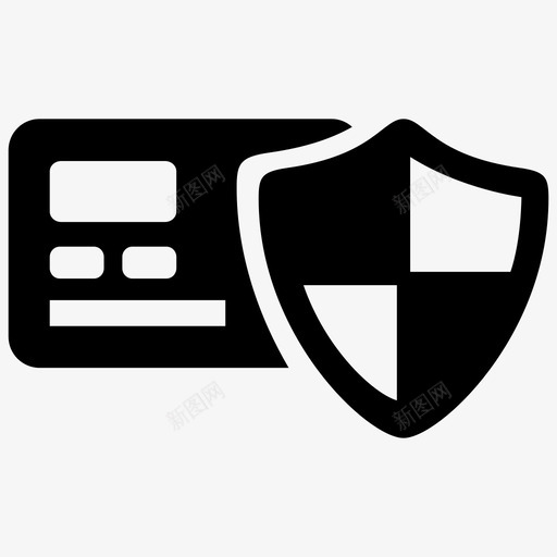 安全支付卡信用卡图标svg_新图网 https://ixintu.com 信用卡 借记卡 卡 商业管理第1部分 安全支付 安全购物