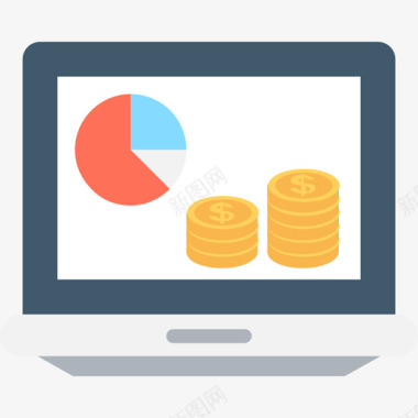 笔记本电脑银行和金融4平板电脑图标图标