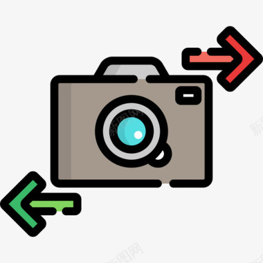 照相摄像机用户界面4图标图标