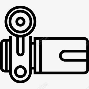 摄像机小工具4线性图标图标