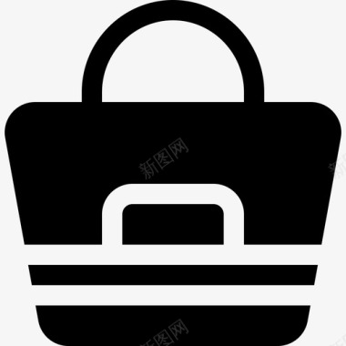 购物袋销售3装满图标图标
