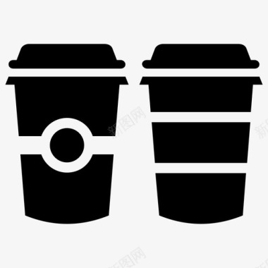 咖啡容器饮料容器咖啡杯图标图标