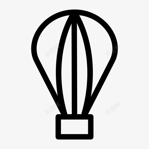 热气球气球降落伞图标svg_新图网 https://ixintu.com 假日线图标 旅行 气球 热气球 运输 降落伞