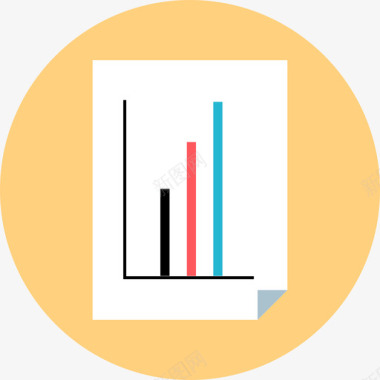 条形图网络分析平面图图标图标