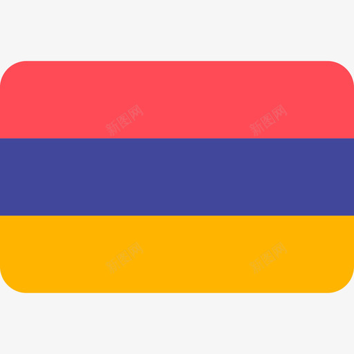 亚美尼亚国际国旗6圆形矩形图标svg_新图网 https://ixintu.com 亚美尼亚 国际国旗6 圆形矩形